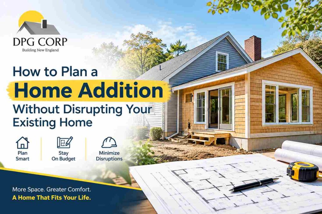 Home addition planning for a residential property
